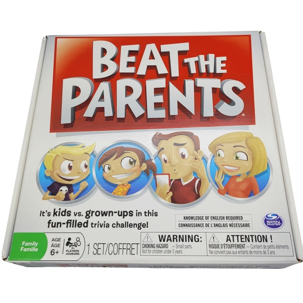Beat The Parents Game COMPLETE Kids vs Parents Family Fun